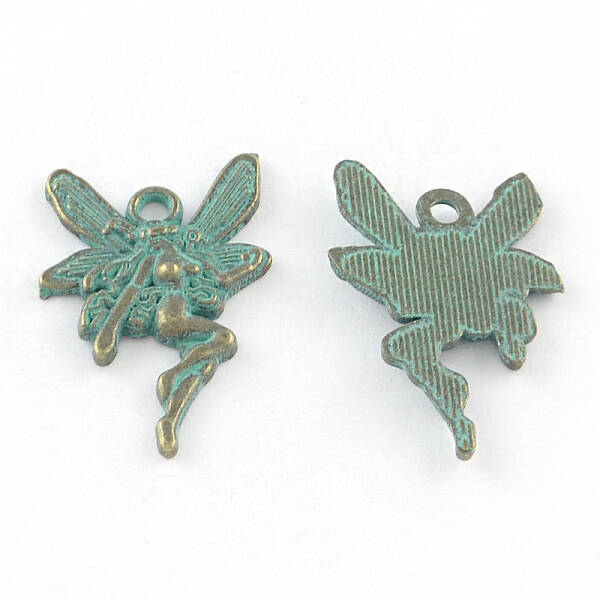 Zinc Alloy Angel Pendants