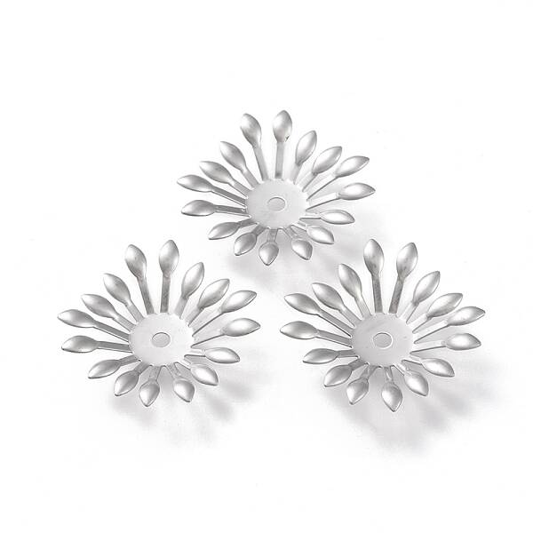 Non-Tarnish 304 Stainless Steel Bead Caps