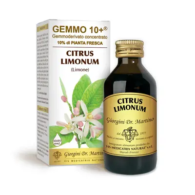 Dr Giorgini gemmo 10+ lemon 100 ml non-alcoholic liquid