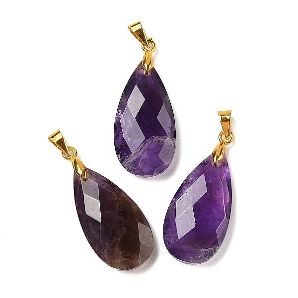 Natural Amethyst Pendants