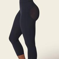 Leonisa Invisible High-Waisted Capri Shaper - Women's Seamless Shapewear Compression Garment for Torso Hips & Legs - Soft Ski...