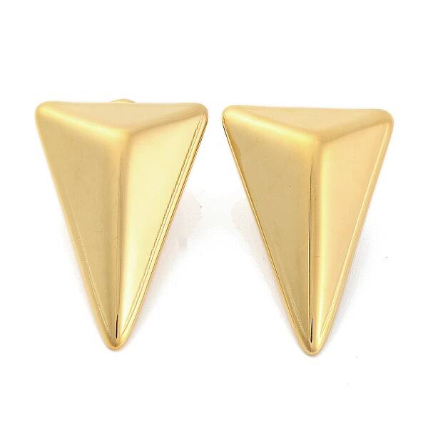 Ion Plating(IP) 304 Stainless Steel Stud Earrings for Women