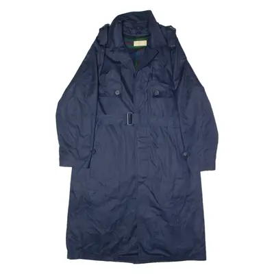 RIAN RUCCI Mens Trench Coat Blue L