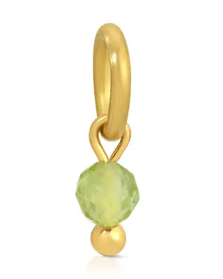 August Peridot | Metal Color: Gold