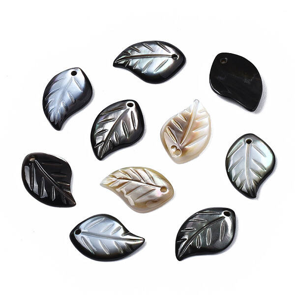 Natural Black Lip Shell Pendants