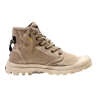 PALLADIUM Lace-Up Boots Brown Canvas Mens UK 6