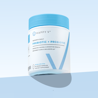 Happy V Vaginal Prebiotic  Probiotic for Women – Clinically Proven pH Balance & BV Treatment, Natural Yeast Infection Su