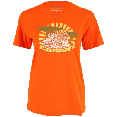 Protect African Wildlife Organic Cotton Tee - M