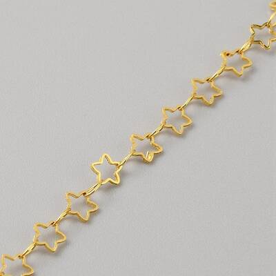 Brass Star & Oval Link Chains