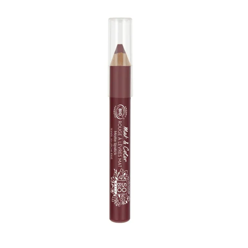 LÉa nature so bio étic Mat & Colour Lipstick Jumbo 33 Irised Lychee (2 g)