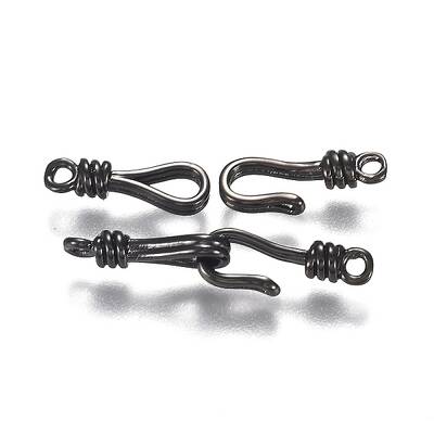 Brass Hook and Eye Clasps