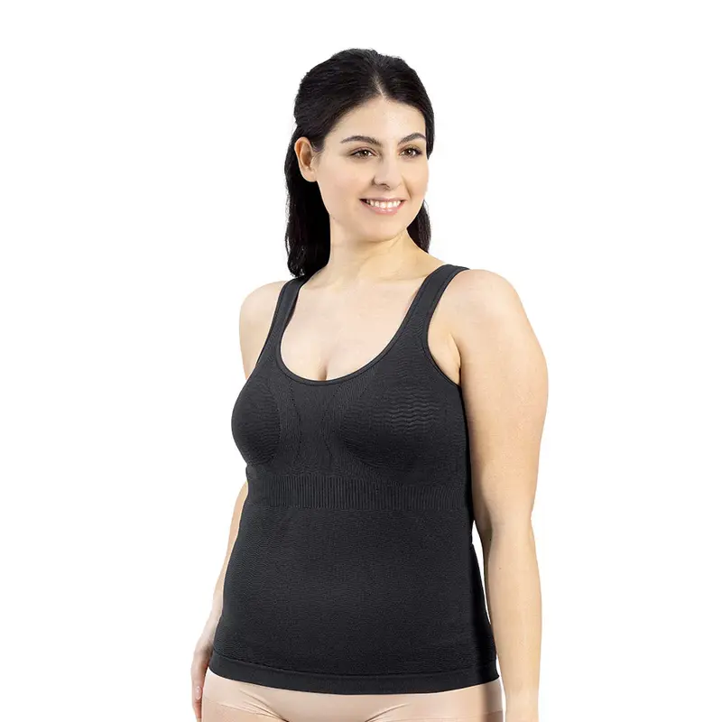 Solidea Silver Wave T Skin Micromassage Compression Tank Top Natur 5XL