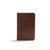 KJV Compact Bible, Value Edition, Brown Leathertouch -- Holman Bible Publishers - Bible