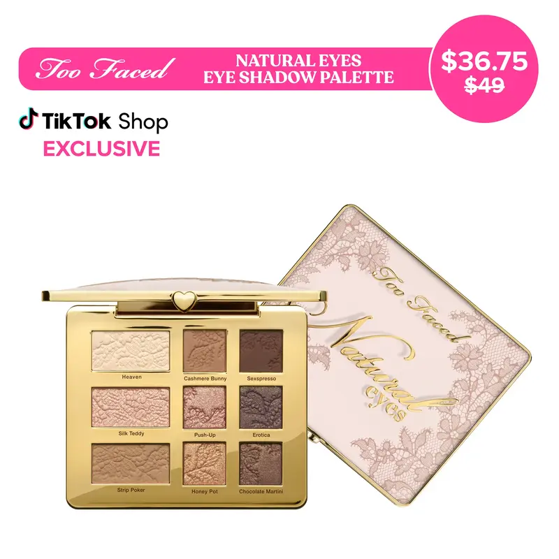Too Faced Natural Eyes Rich Pigmented Neutral Eye Shadow Palette