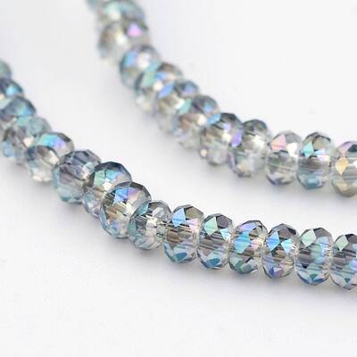 Electroplate Glass Beads Strands