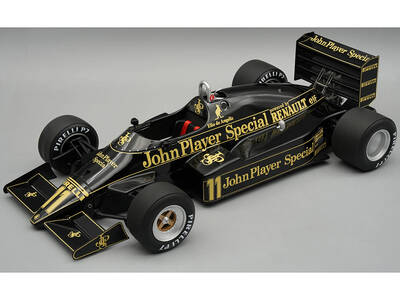 Lotus 94T #11 Elio de Angelis John Player Special Team Lotus Formula One F1 European GP (1983) with Display Case Mythos ...