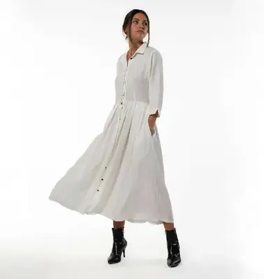 Athena Eco Upcycled Lyocell Midi Dress | Size: M