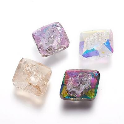 K9 Glass Rhinestone Pendants