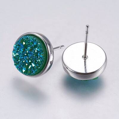 Druzy Resin Earrings