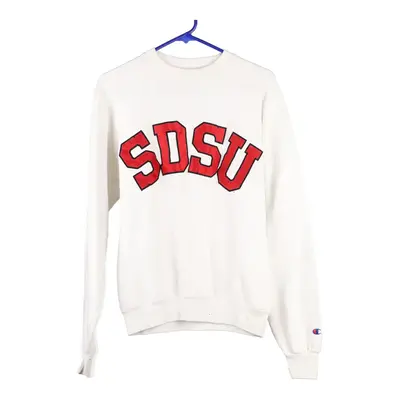 SDSU Champion Sweatshirt - XS White Cotton Blend