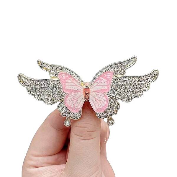 Alloy Rhinestone Hair Braaettes