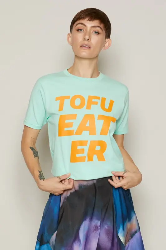Tofu Eater T-Shirt (Mint) | size: L