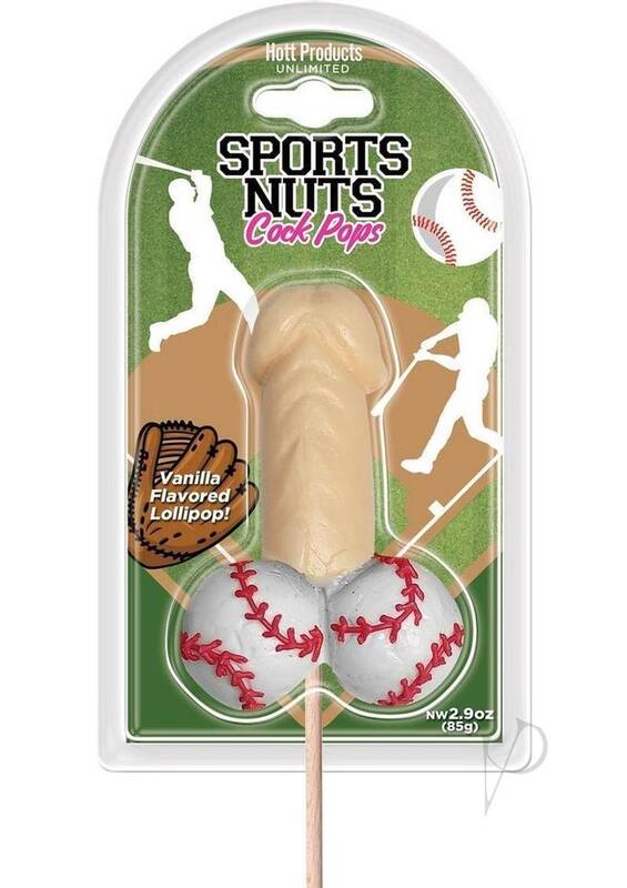 Sports Nuts Cock Pop Baseball Vanilla