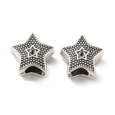 Tibetan Style Alloy European Beads