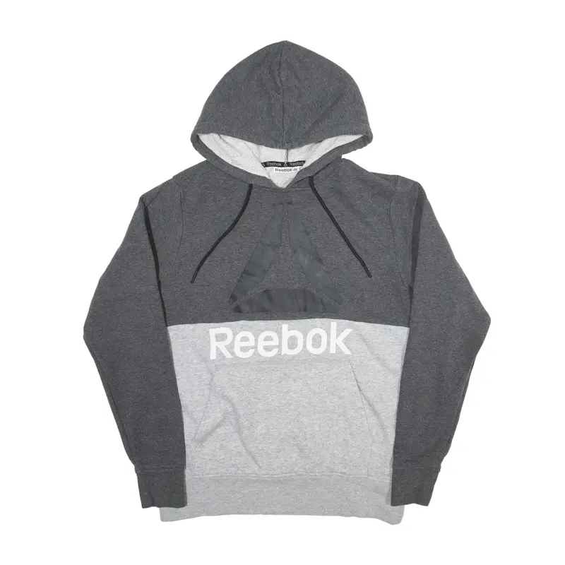 REEBOK 2011 Hoodie Grey Pullover Mens S