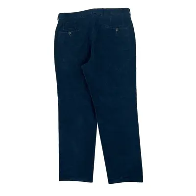 Ralph Lauren Cord Trousers - 34? Waist Blue Cotton Blend
