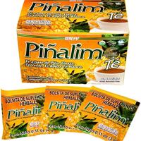 Pinalim Tea Cleansing Herbal /Te de Pinalim Mexican Version- Pineapple, Flax, Green Tea, White Tea - 30 Day Supply Natural He...