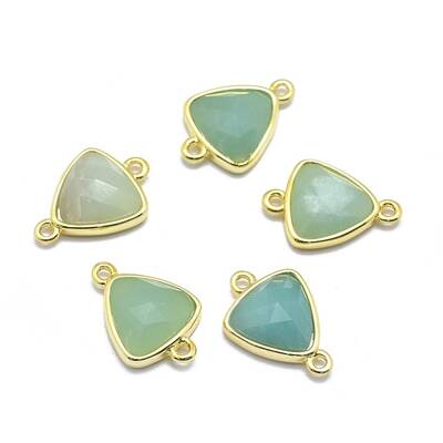 Natural Amazonite Links connectors