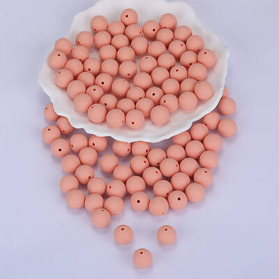 Round Silicone Focal Beads