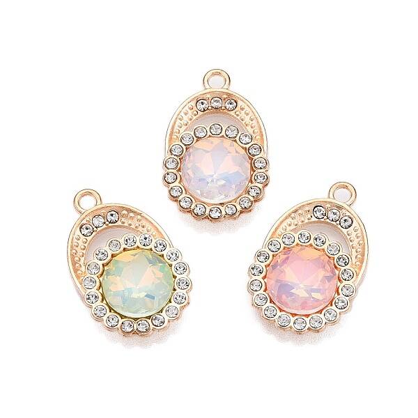 Alloy Glass Pendants