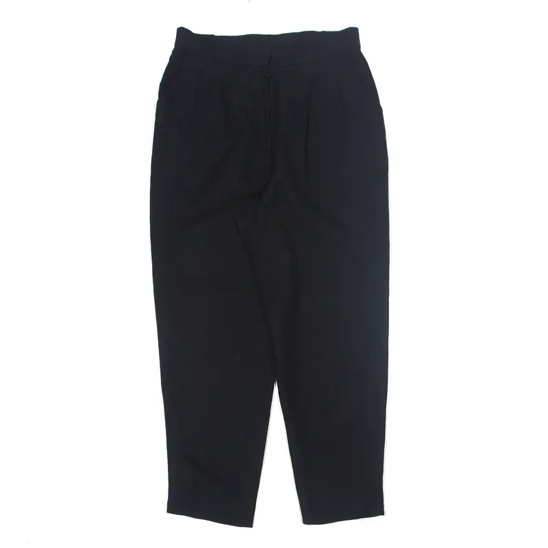 Pleated Black Trousers W30 L25