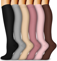 Tinylemon 6 Packs thigh high socks for Women and Men Knee High Socks - Lightweight Fabric, Comfortable Design for Athletic Ac...