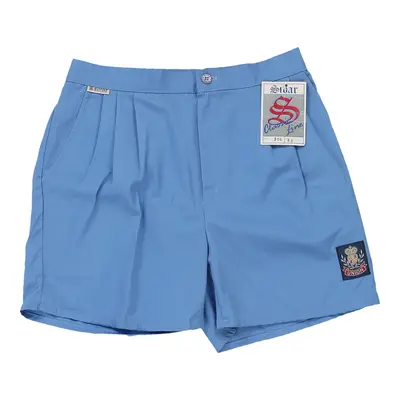 Sivar Shorts - Small Blue Cotton Blend