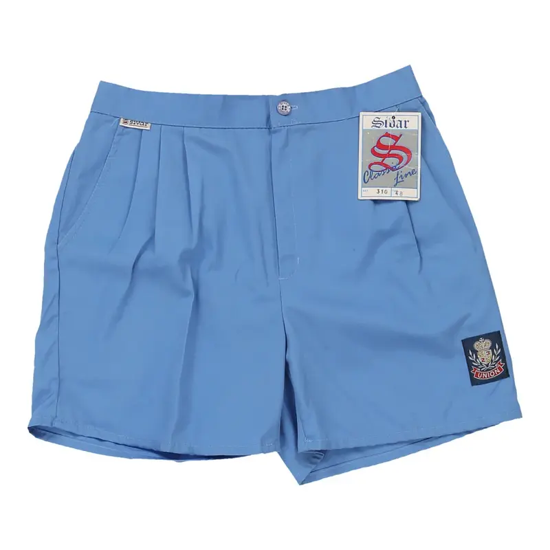 Sivar Shorts - Small Blue Cotton Blend