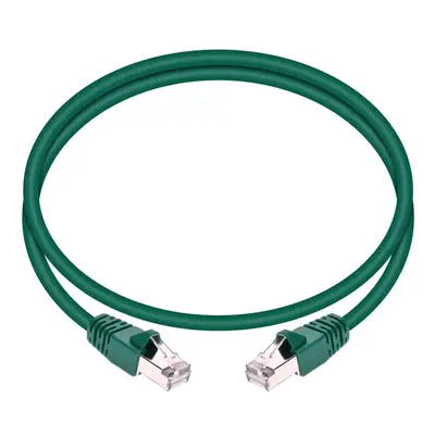 24339 Monoprice Cat6A Ethernet Patch Cable Snagless RJ45 550MHz STP Pure Bare Copper Wire 10G 26AWG 3ft Green