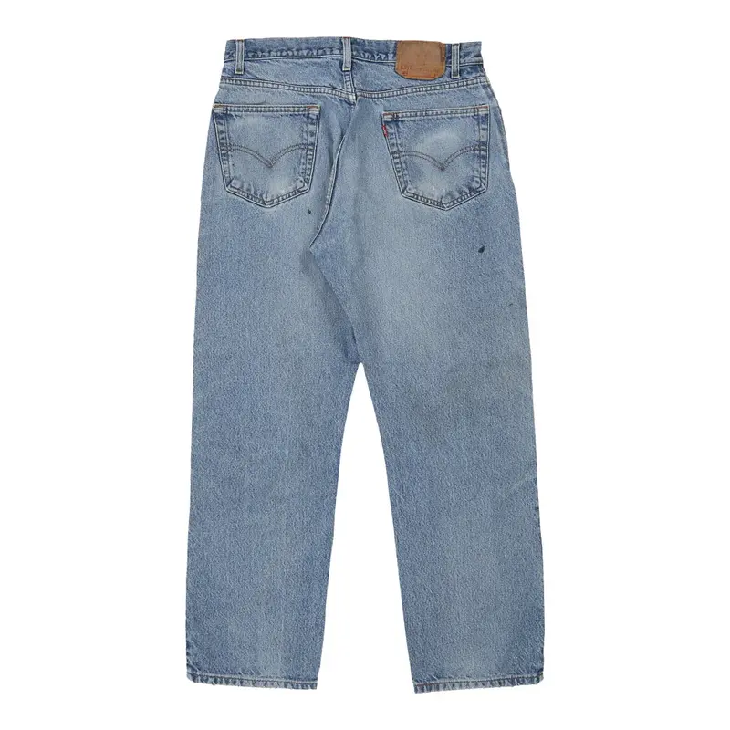 505 Levis Jeans - 32W 29L Blue Cotton