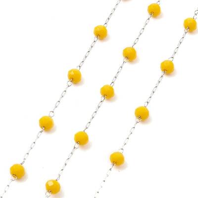 Glass Round Beaded Chains