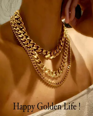 18K Gold Chunky Chain + Cable Chain Necklace Stack Bundle - MASON CHUNKY CHAIN™