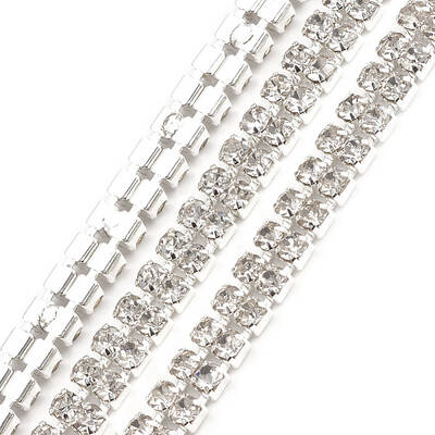 Brass Rhinestone Strass Chains