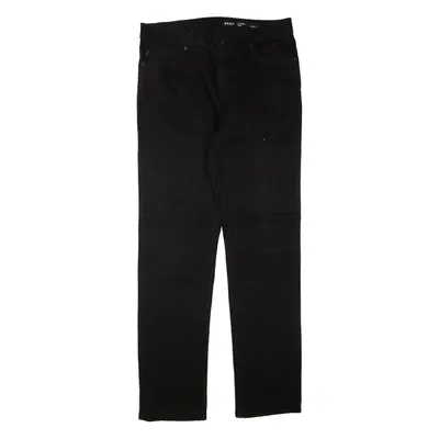 DKNY Mens Jeans Black Slim Straight W32 L32