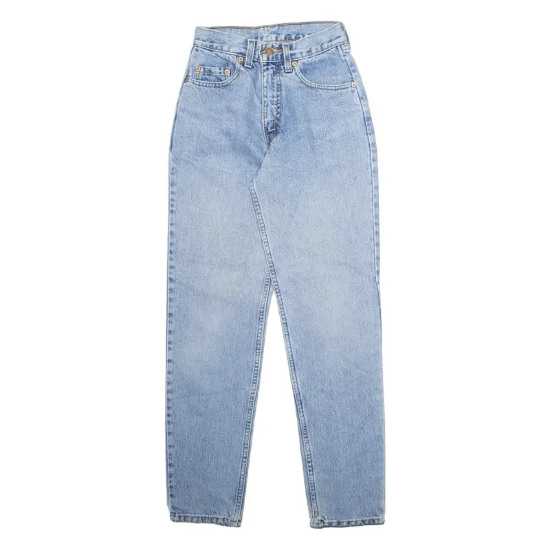 LEVI'S Womens Jeans Blue Regular Tapered W24 L29