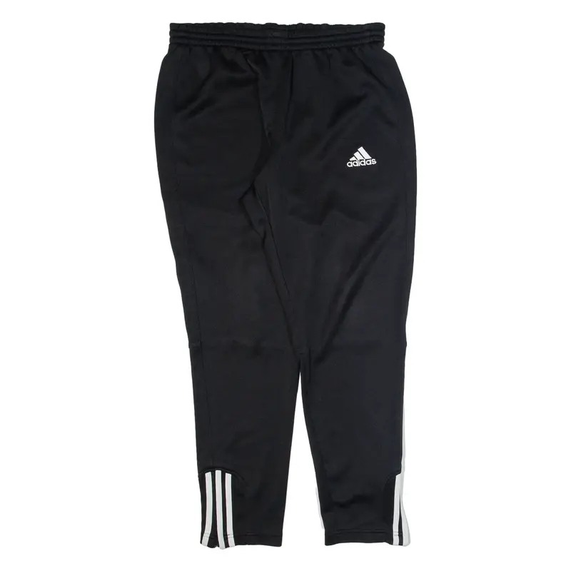 ADIDAS Mens Sweatpants Black Tapered M W20 L28