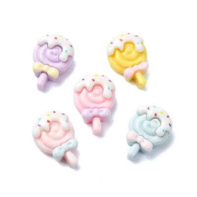 Macaron Color Opaque Resin Decoden Cabochons