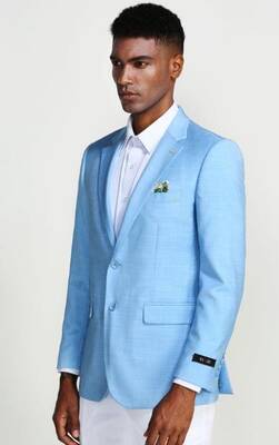 Dusty Blue Groomsmen Suits - Dusty Blue Suits