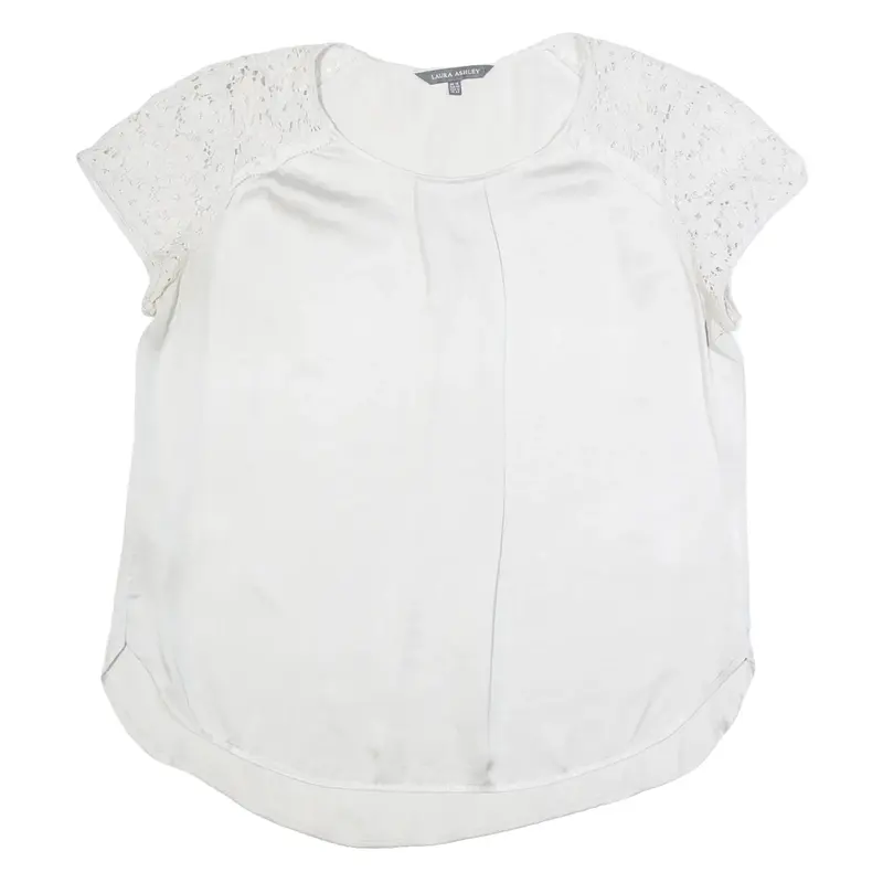 LAURA ASHLEY Womens Top Grey UK 16