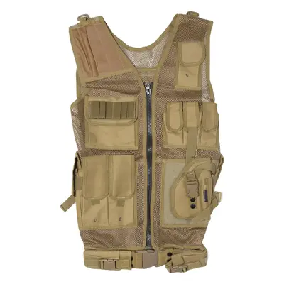 Utility Mens Military Gilet Green Mesh L